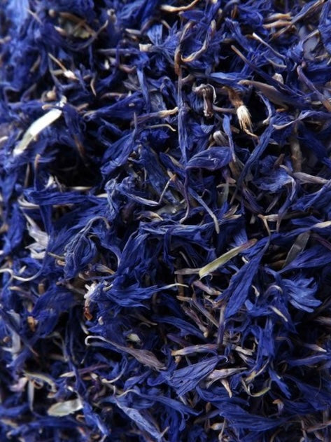 Pot de Bleuet Bleu / Fleurs séchées