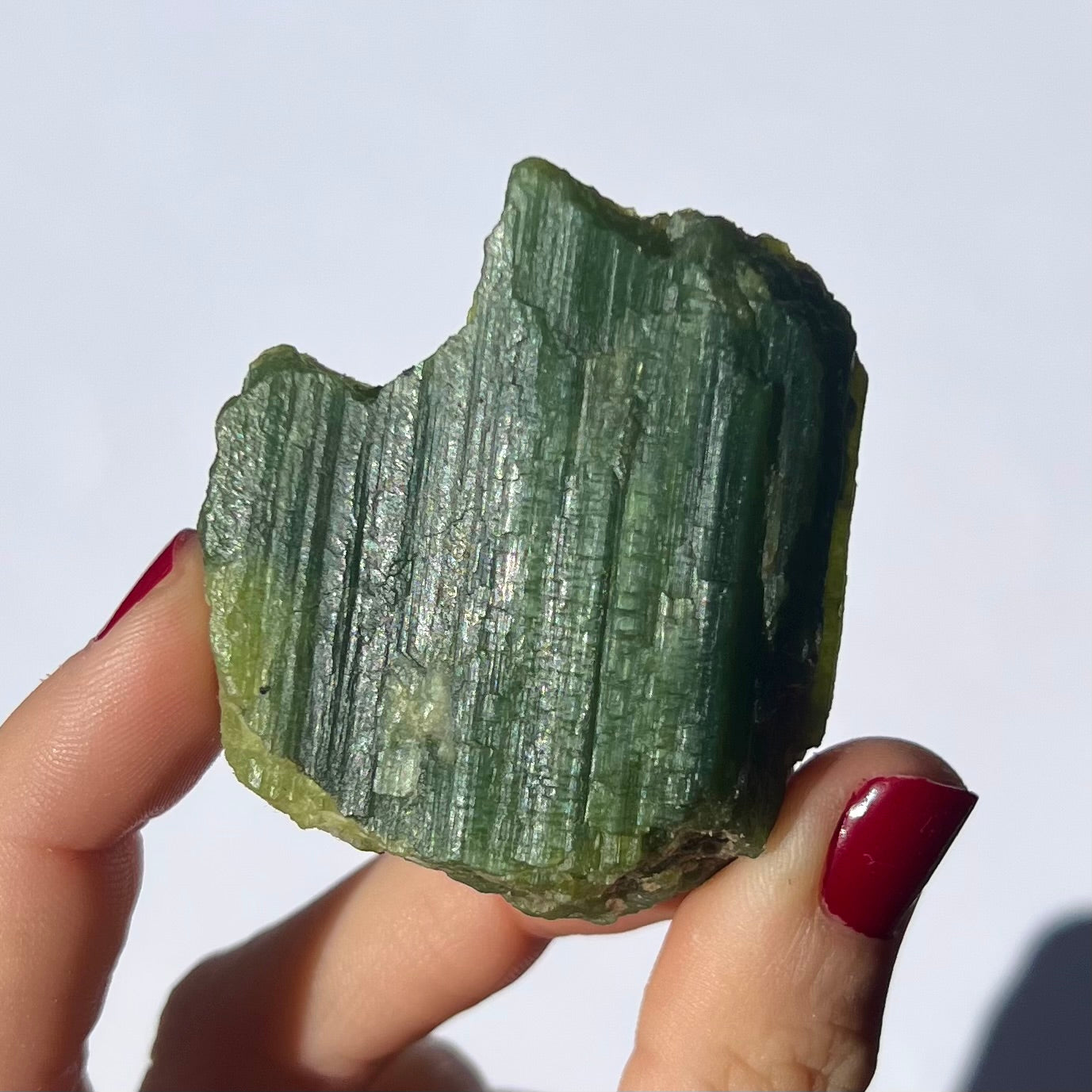 Trémolite verte brute 7