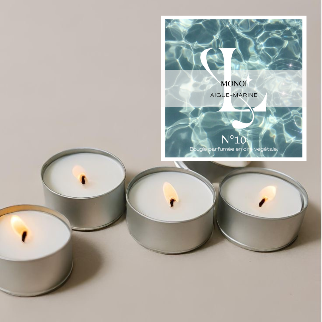 Bougie N°10 Monoï / Aigue-marine